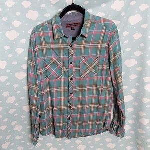 ❣B1G1 ON $4❣PD&C long sleeve plaid button up shirt
